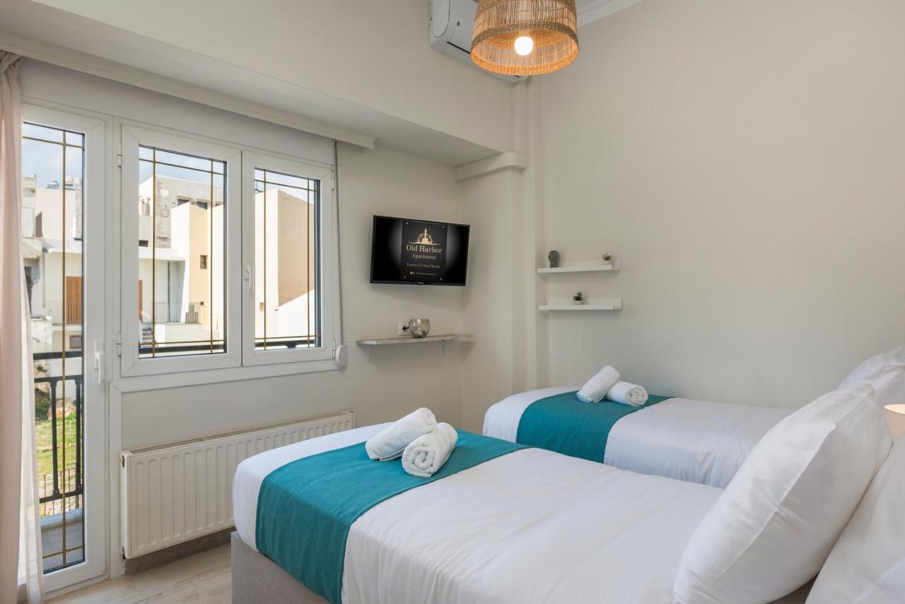 Old Harbor Apartment Luxury Living Chania 干尼亞 外观 照片